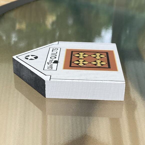 Cats Meow Ada Maes Quilt Barn Wooden Shelf Sitter Ohio Amish Series 1991 - Picture 4 of 6